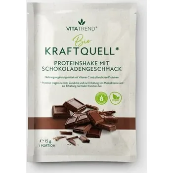 Proteinový nápoj VitaTrend Proteinový koktejl čokoláda 15 g bio BIO VEGAN Množství: 1 ks
