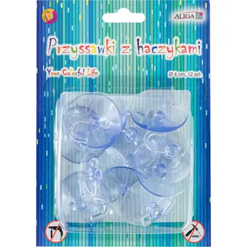 Věšák Háček bez vrtání Aliga bezbarvý