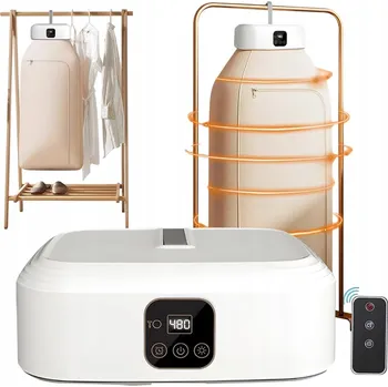Sušák na prádlo SUŠÁK NA PRÁDLO PŘENOSNÁ 600W SKLÁDACÍ S ČASOVAČEM A UV STERILIZACÍ TICHÁ