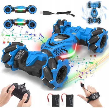 RC model auta Auto na dálkové ovládání gesty, autopilot 4x4, LED světla, drift, hudba