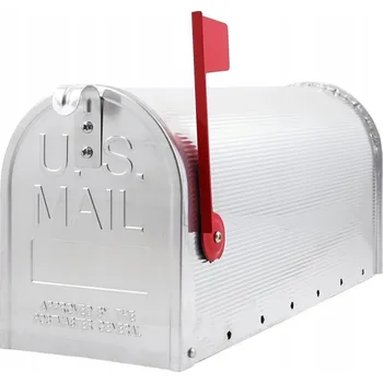 Poštovní schránka NEREZOVÁ POŠTOVNÍ SCHRÁNKA NEW YORK US MAIL 22.5x17x48cm HLINÍKOVÁ