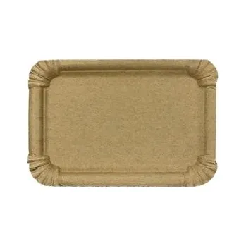 Jednorázové nádobí Papírový tácek KRAFT 10 x 16 cm (100 ks)