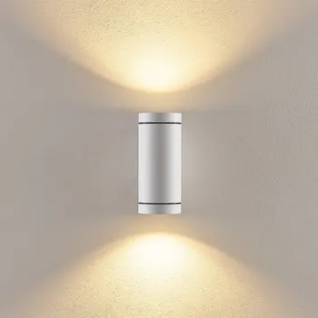 Venkovní osvětlení Deko-Light Venkovní nástěnné svítidlo ShoreLine Pro Round up/down, bílé, GU10 bílá 2 x 7,5 W LED - Doprava zdarma