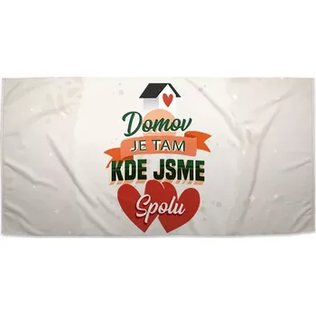 Osuška Sablio Ručník Domov 2 - 50x100 cm