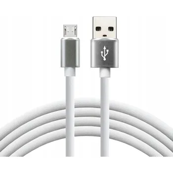 Datový kabel Kabel Everactive USB - microUSB typ B 1,5 m bílý