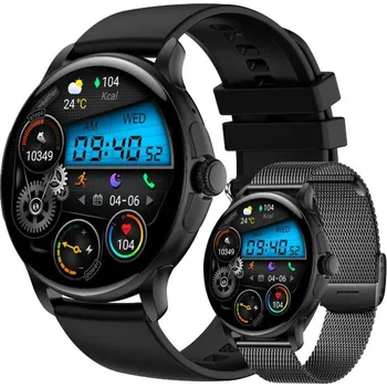 Chytré hodinky Dámské chytré hodinky Rubicon RNCF35 BLACK Náramek + řemínek NEPLATÍ