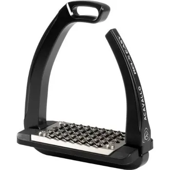 Sport Dětské bezpečnostní třmeny ACAVALLO Rel-X Easy black