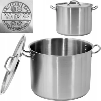 Hrnec STŘEDNÍ HRNEC S POKLICÍ Z NEREZOVÉ OCELI 40X30 CM 37,7 L YG-00027