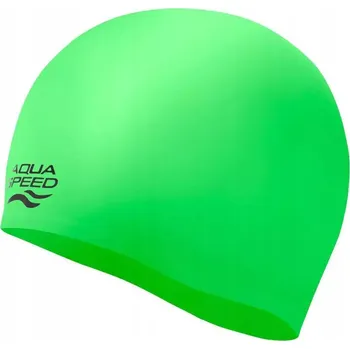 Plavecká čepice pro dospělé Silikonová Aqua Speed zelená