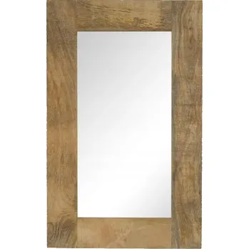 Zrcadlo Zrcadlo v rámu z masivního mangového dřeva 50 x 80 cm, retro styl
