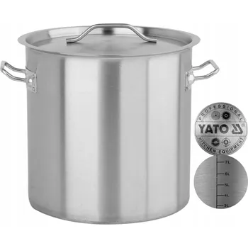Hrnec YATO GASTRO HRNEC TRADIČNÍ 36L INDUKCE S POKLICÍ 36x36cm VYSOKÝ YG-00016