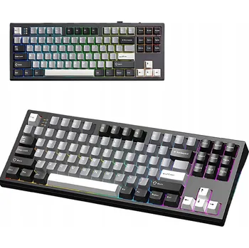 Klávesnice MECHANICKÁ KLÁVESNICE MECHANIC S87 WIND SPIRIT BLUETOOTH 2,4 GHZ ČERNÁ