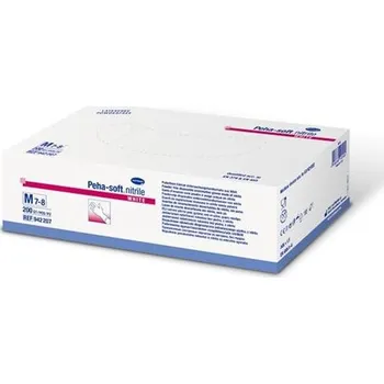 Zdravotnický materiál Rukavice nest. nitril white PEHA-SOFT M 200ks