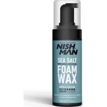 Stylingový přípravek Nishman Sea Salt Foam Wax - pěnový vosk s obsahem soli pro extra texturu, 150 ml