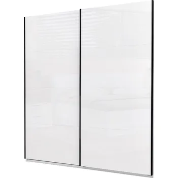 Šatní skříň Skříň s posuvnými dveřmi 2.0х2.1m (Dveře bílý lesk) Mila