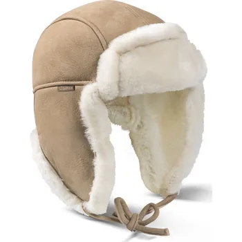 Čepice Fellhof Kožešinová čepice QUEBEC Zvolte variantu: Béžová, Velikost: 60