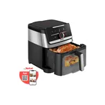 Horkovzdušná fritéza Tefal Easy Fry Silence EY876DE1 Černá/Nerezová