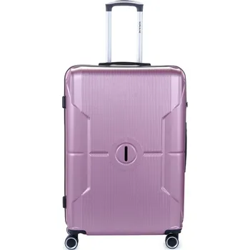 Velký cestovní kufr Worldline 63 růžová světle