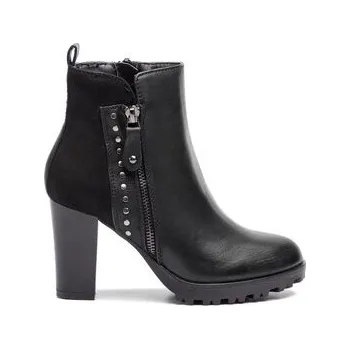 Dámské kozačky Polokozačky Jenny Fairy WS16002-6 Černá 36