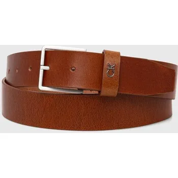 Opasek Kožený pásek Calvin Klein K50K510083 hnědá 88X, vel. 100