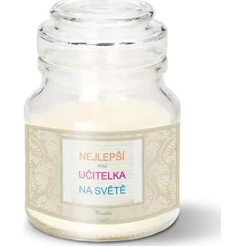 Svíčka Sablio Svíčka Nejlepší paní učitelka na světě - 120 g