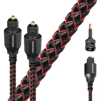 Audio kabel Audioquest Cinnamon Optilink 16m (optický kabel Toslink (+ 3,5 mm mini adaptér))