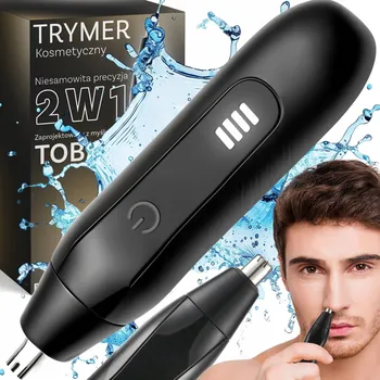 Holicí strojek Zastřihovač chloupků v nose, uších a obočí HOLICÍ STROJEK 300mAh - holení vousů, vlasů a strniště