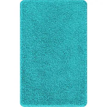 Koupelnová předložka Protiskluzová koupelnová předložka Tyrkysová 50 x 80 cm PP