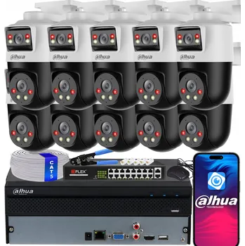 IP kamera Monitorovací Sada 14x SDT2A200-2F-NB-A-PV DAHUA 2Mpx AI Dual Light
