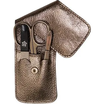 Pfeilring Solingen Manikúrová cestovní sada 3 dílná bronzová metalická