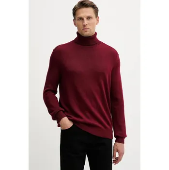 Pánský svetr Svetr z vlněné směsi Armani Exchange XM001917.AF14008 burgundské 83X, vel. S