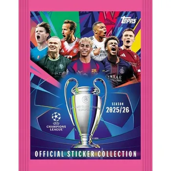 samolepka TOPPS Champions League 2025/26 S&A - OFICIÁLNÍ SBÍRKA SAMOLEPEK - SAMOLEPKY