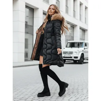 Dámská bunda s kapucí VIRELIA Dstreet TY4936 Barva: Černá, Velikost: S