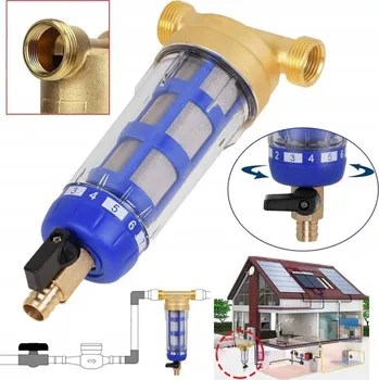 Filtrace vody SEDIMENTAČNÍ FILTR NA VODU KOMPLETNÍ SAMOČISTÍCÍ 3/4 "