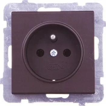 Elektrická zásuvka Hnědá Elektrická Zásuvka Ospel