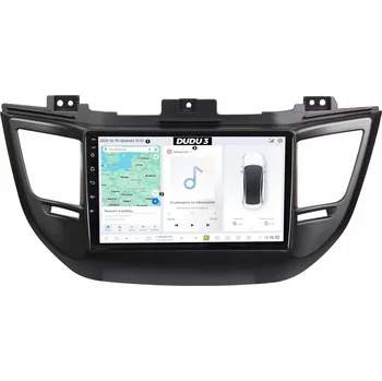 Autorádio DUDUAUTO AUTORÁDIO S NAVIGACÍ HYUNDAI TUCSON 2015-2018 ANDROID DUDU3 QLED 4/64GB