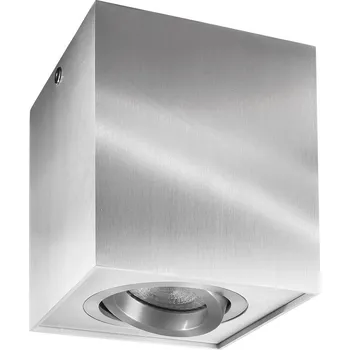 Lampička Deko-Light Stropní bodové osvětlení Bengala hranaté, stříbrné, hliník, GU10, otočné stříbro 1 x 50 W - Doprava zdarma