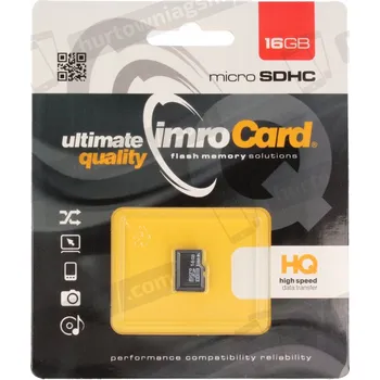 Paměťová karta Paměťová karta SD IMRO 10/16G UHS-I 16 GB