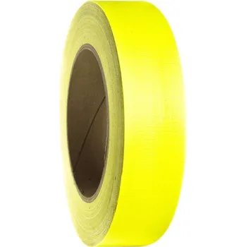 Lepicí páska Adam Hall Gaffa 58065 Neon Yellow 25 m + prodloužená záruka 3 roky