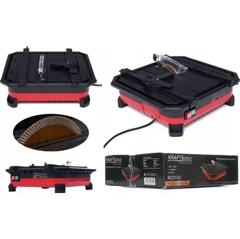 Stavební řezačka STOŁOVÁ PILA ŘEZAČKA NA OBKLADY ZA MOKRA PILA 1200W 110mm KRAFT