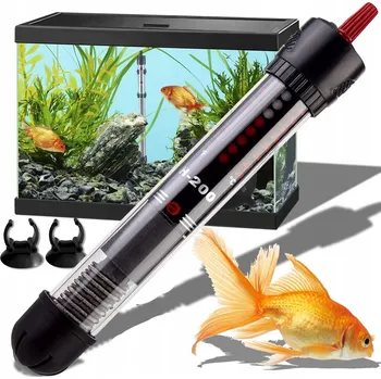 Topítko do akvária VÝKONNÉ AKVARIJNÍ TOPENÍ S TERMOSTATEM 50W PRO AKVÁRIA DO 60L