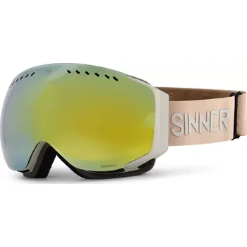 Lyžařské brýle Sinner EMERALD MT LT GRY-DB FL GOLD MR VT UNI šedá