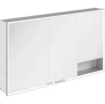 Koupelnový nábytek Villeroy & Boch My View+ skříňka 75x16.8x130 cm se zrcadlem bílá A48113VE