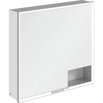 Koupelnový nábytek Villeroy & Boch My View+ skříňka 80x16.8x75 cm se zrcadlem bílá A48180VE