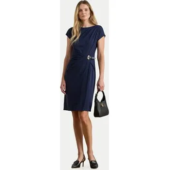 Dámské oblečení LAUREN RALPH LAUREN Koktejlové šaty 200P03763001 Tmavomodrá Slim Fit 4