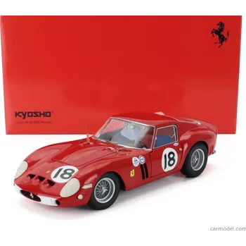autíčko Kyosho Ferrari 250 Gto Team Nart N 18 Winner 3h Daytona 1963 Pedro Rodriguez 1:18 Red