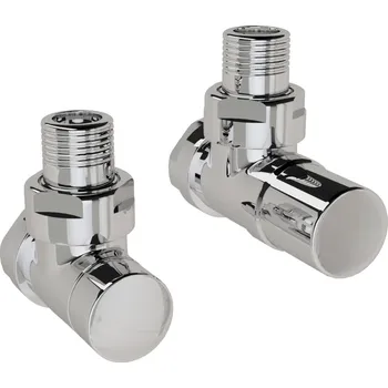 Ventil Zehnder Ventil Zehnder rohový, šroubení pro zpátečku 1/2", Set B, chrom, Z-838898 Z-838898