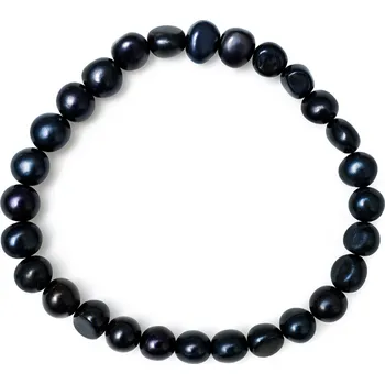 Náramek Náramek z černých říčních perel – Elegantní Black Pearl