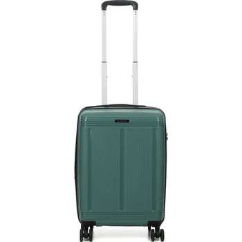 Malý kabinový cestovní kufr 55x40x23 polypropylen 40l Worldline 292 zelená