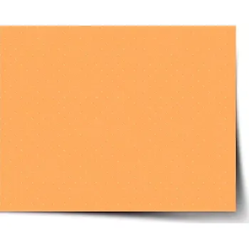 Plakát Sablio Plakát Bílé čárky na oranžové - 60x40 cm